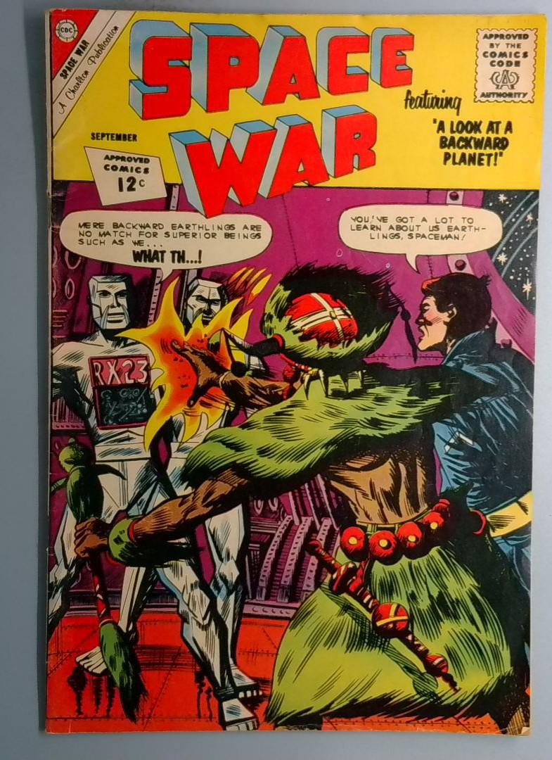 Space War #18 VG/FN Robot Cover Charlton 1962