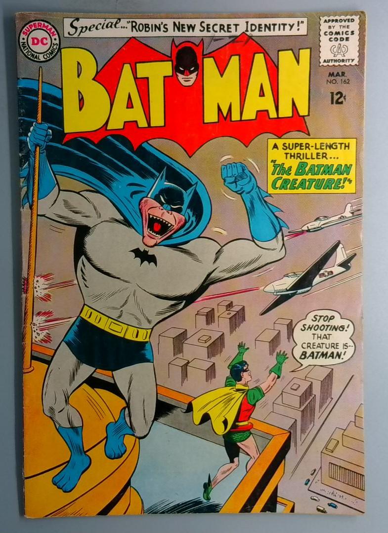 Batman #162 VG Bat-Woman, DC 1964