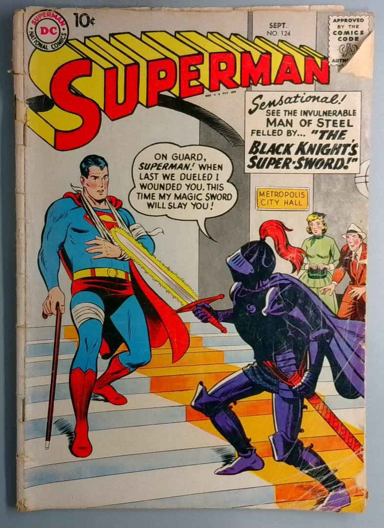 Superman #124 GD- DC 1958