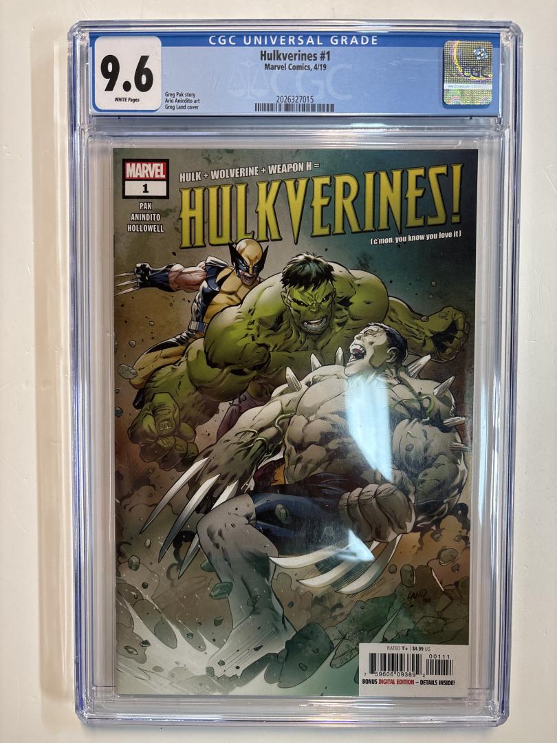 Hulkverines #1  9.6 CGC Marvel 2019