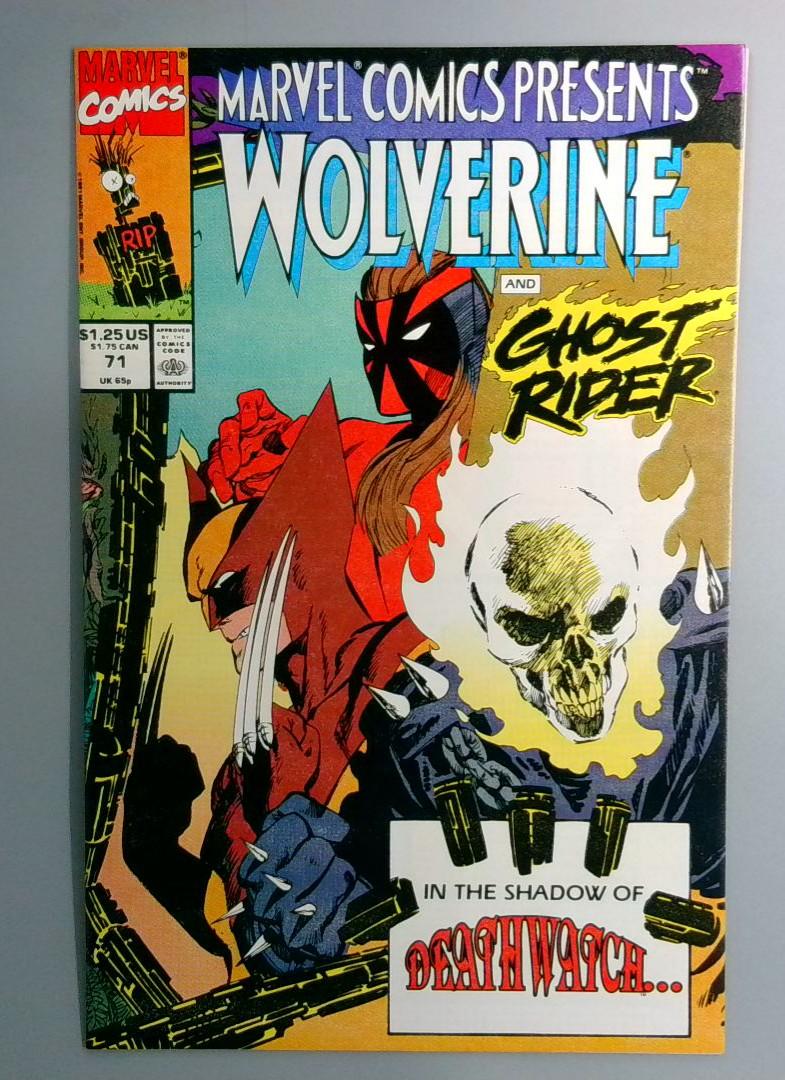 Marvel Comics Presents #71 NM Ghost Rider, Wolverine Marvel 1991