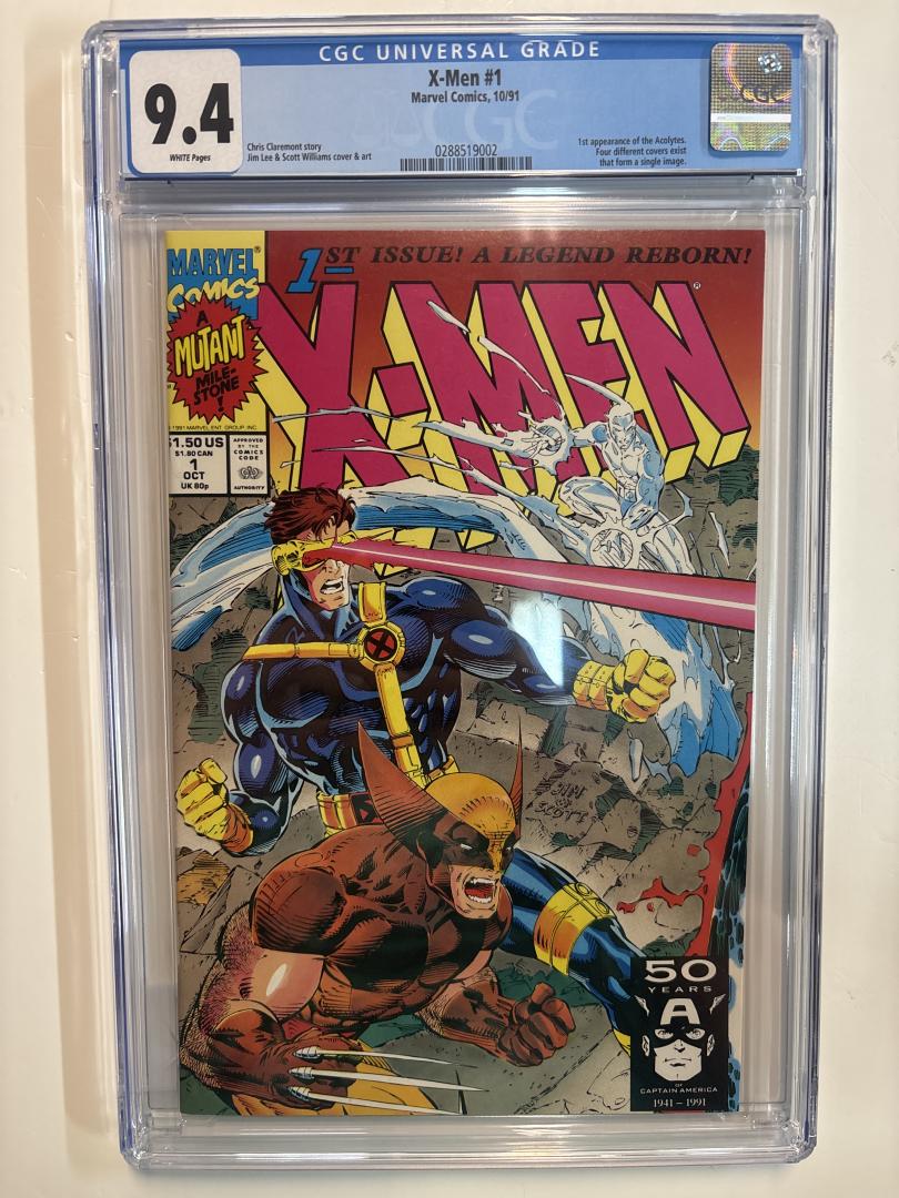 X-Men #1 9.4 CGC 1st App Acolytes Marvel 1991