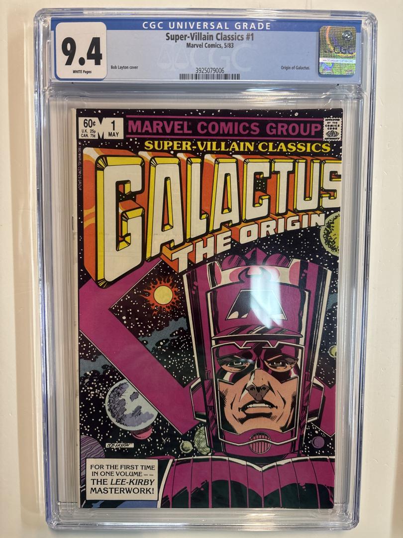 Super-Villain Classics #1 CGC 9.4 Marvel 1983