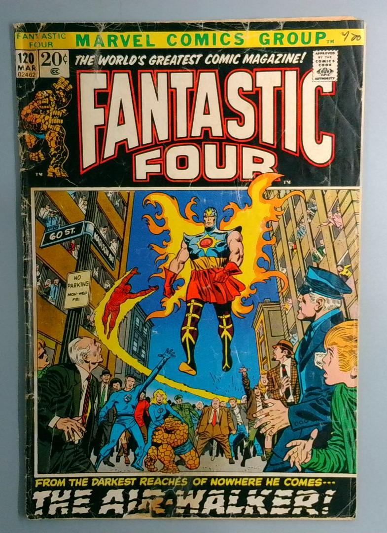 Fantastic Four #120 1st Appearance of Air-Walker Marvel 1971