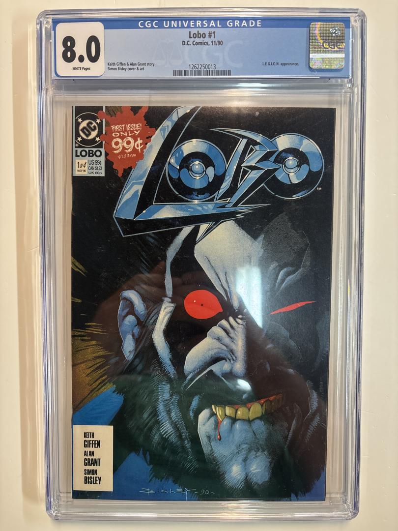 Lobo #1 8.0 CGC DC 1990