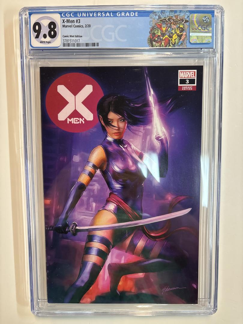 X-Men #3 9.8 CGC Variant Edition Marvel 2/20