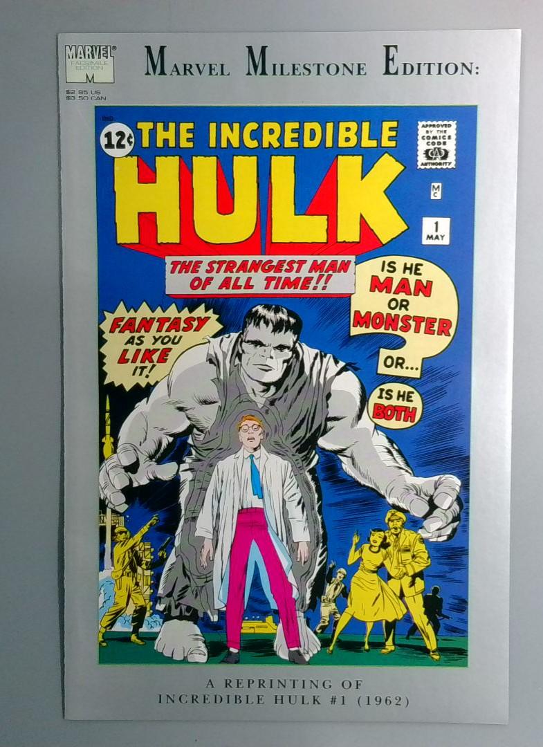 Marvel Milestone Edition Incredible Hulk #1 VF Marvel 1991