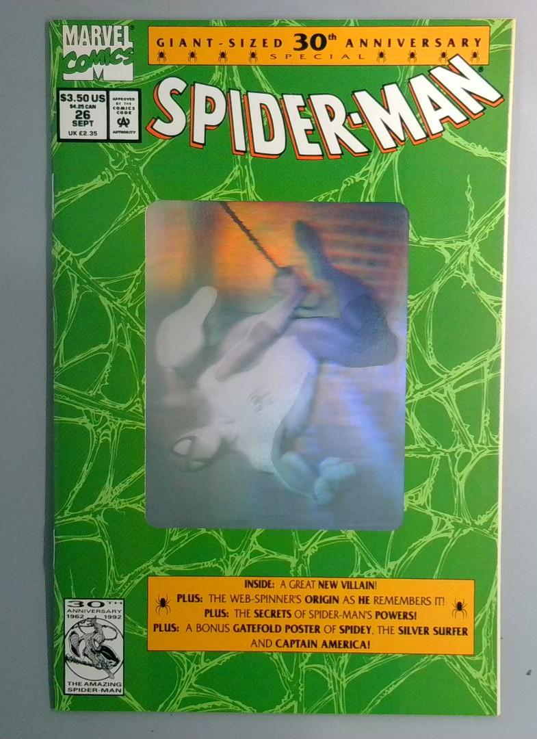 Spider-Man #26 NM Hologram Cover Marvel Comics 1992