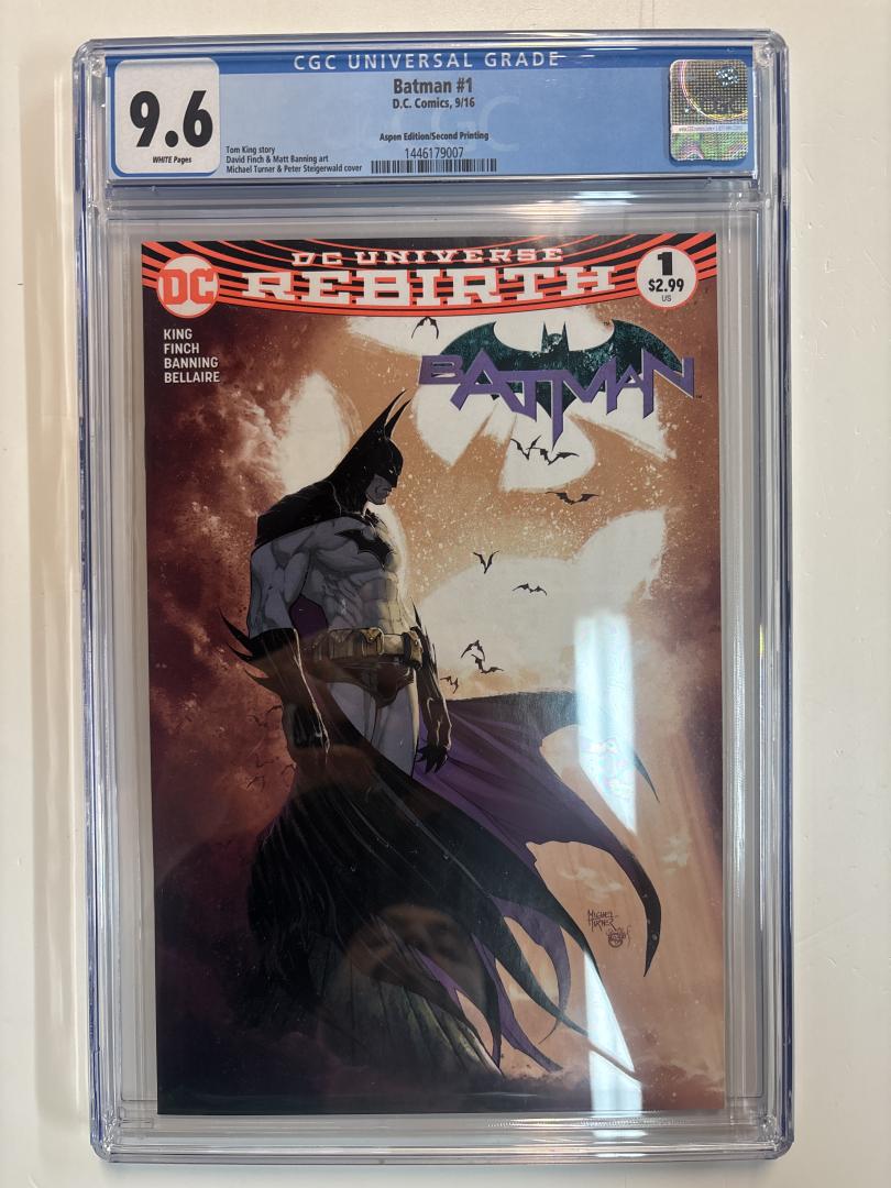 Batman #1 9.6 CGC DC Comics 3/16