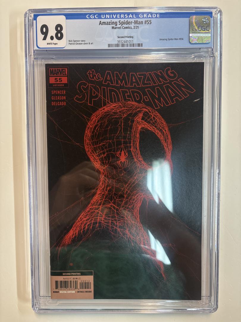 Amazing Spider-Man #55 9.8 CGC Second Printing Marvel 2021 CGC 9.8