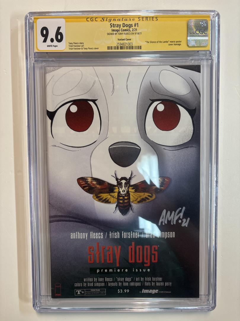 Stray Dogs #1 Signature Series 9.6 CGC Image 2021