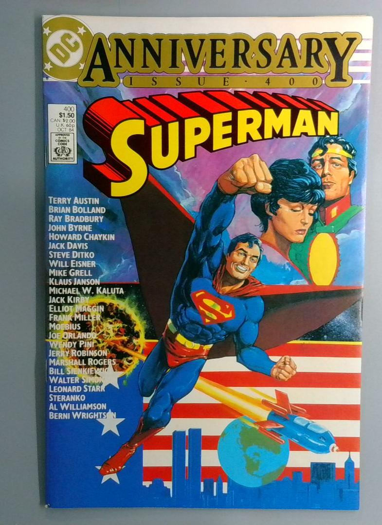 Superman #400 NM- Milestone 400th Issue Direct Edition DC 1984