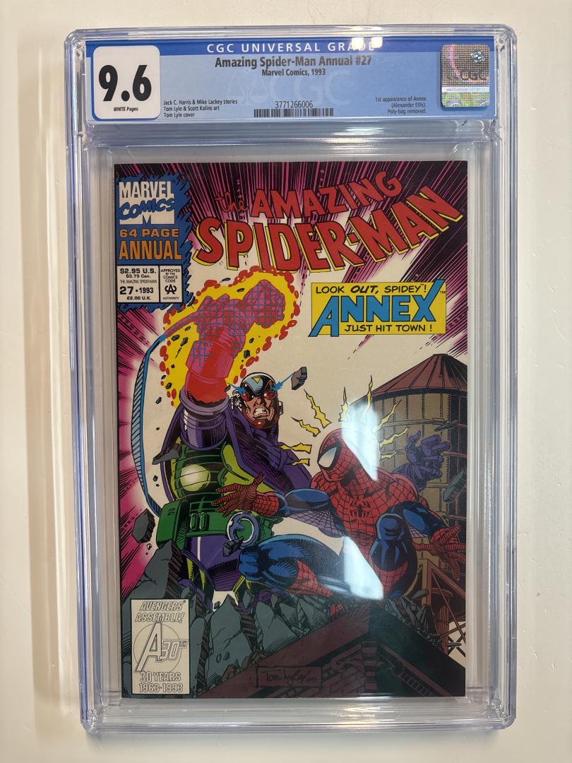 The Amazing Spider-Man Annual #27 9.6 CGC 1st App Annex Marvel
