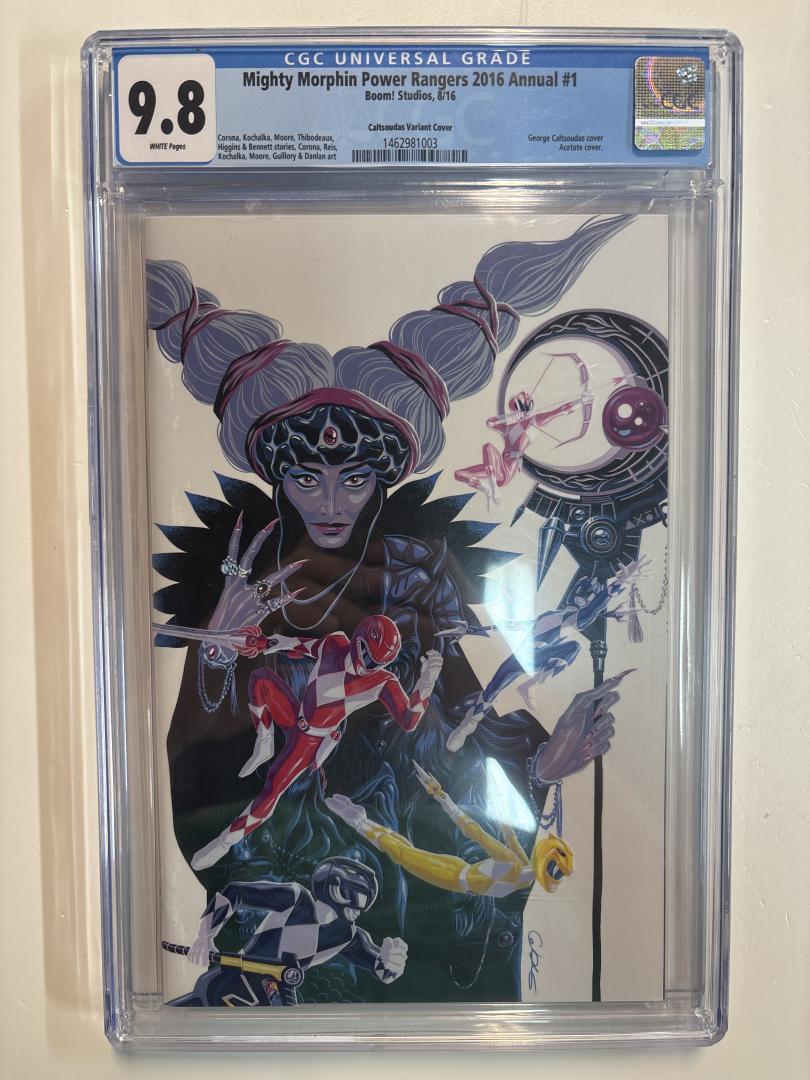 Mighty Morphin Power Rangers 2016 Annual #1-Ri-B Virgin Cover Boom Studios 2016