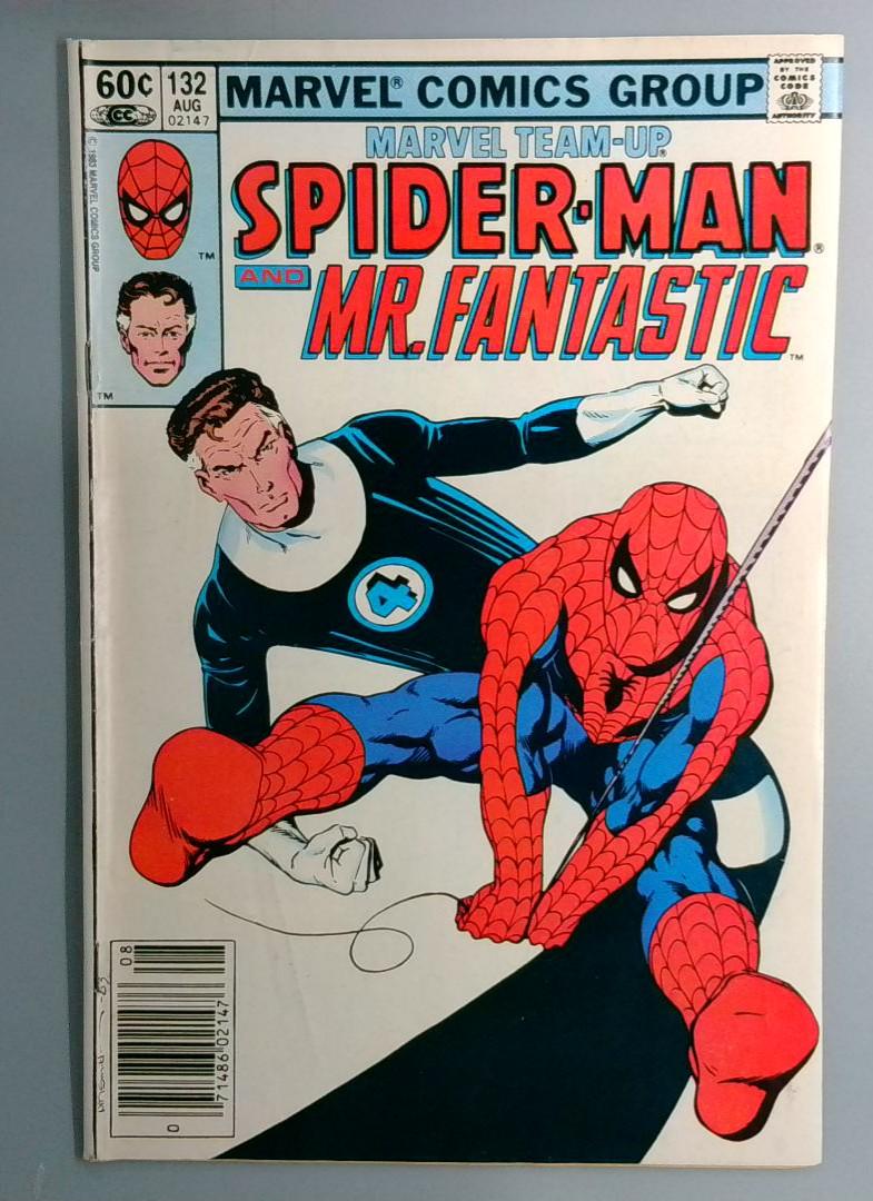 Marvel Team-Up #132 Mr. Fantastic Newsstand Edition Marvel 1983