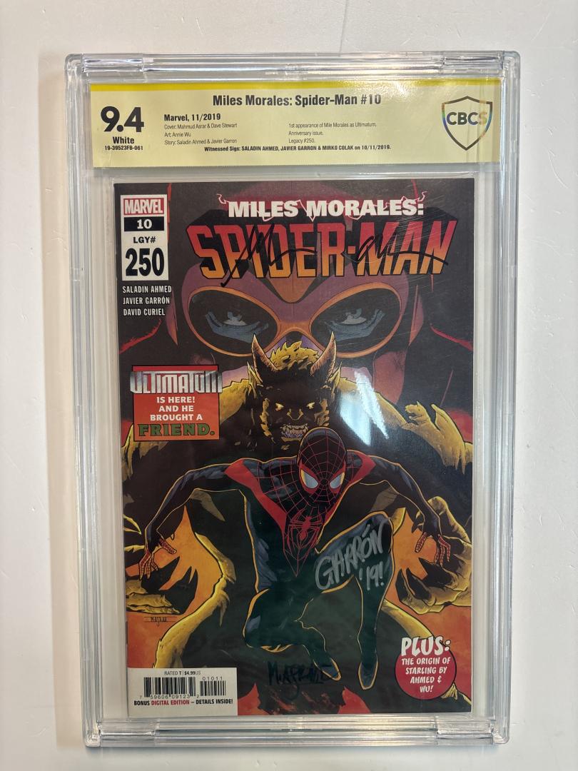 Miles Morales: Spider-Man #10 CBCS 9.4 Marvel 2019