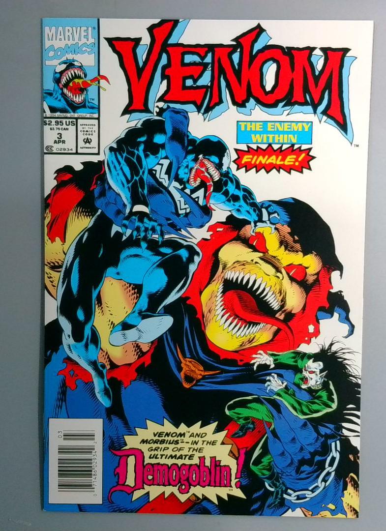 Venom: the Enemy Within #3 VF Newsstand Edition Marvel 1994
