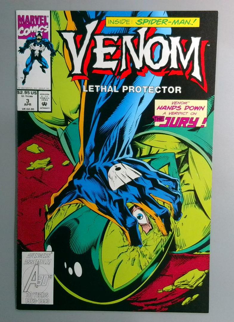 Venom: Lethal Protector #3 NM 1st Appearance of Roland Treece Marvel 1993