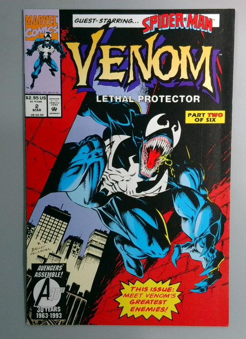 Venom: Lethal Protector #2 NM Marvel 1992