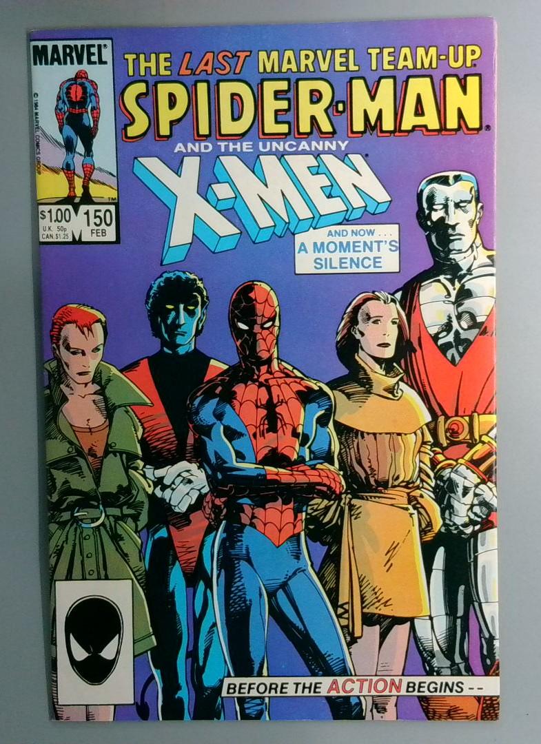 Marvel Team-Up #150 VF+ Last Issue, X-Men Marvel 1985