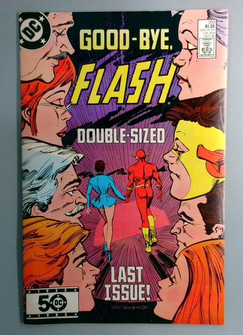 The Flash #350 Double-Sized Last Issue DC 1985