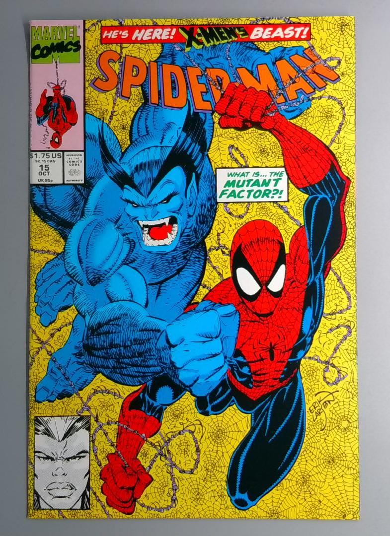 Spider-Man #15 NM 1st Erik Larsen Issue Marvel 1991