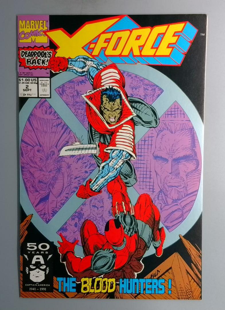 X-Force #2 NM 2nd Deadpool Appearance Marvel 1991