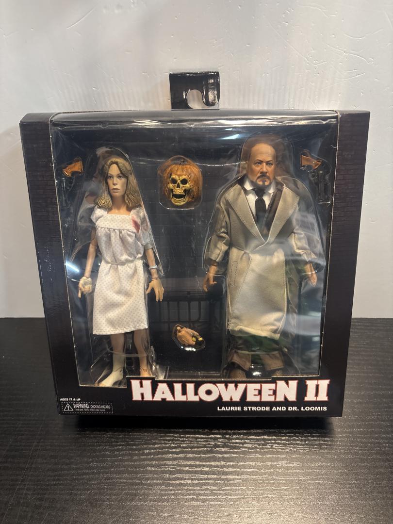 Laurie Strode and Dr. Loomis Halloween II NECA 