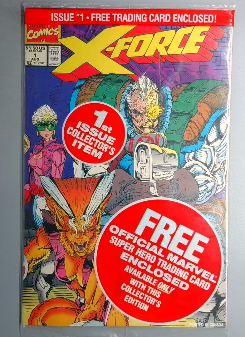 X-Force #1 NM Cable Card Marvel 1991