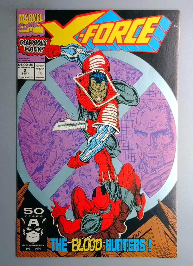 X-Force #2 1st Appearance of Garrison Kane As Weapon X Marvel 1991