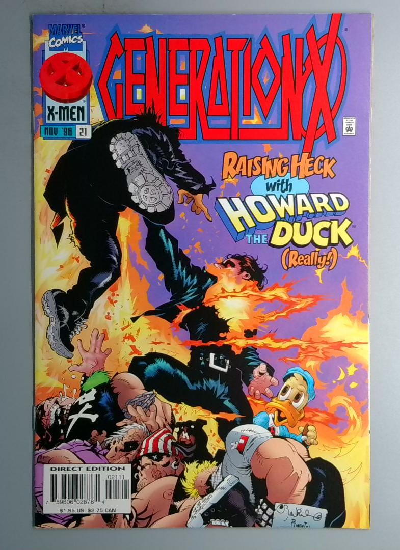 Generation X #21 NM- Appearance by Howard the Duck Marvel 1996