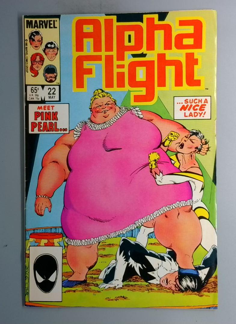 Alpha Flight #22 1st Appearance of Pink Pearl Marvel 1985