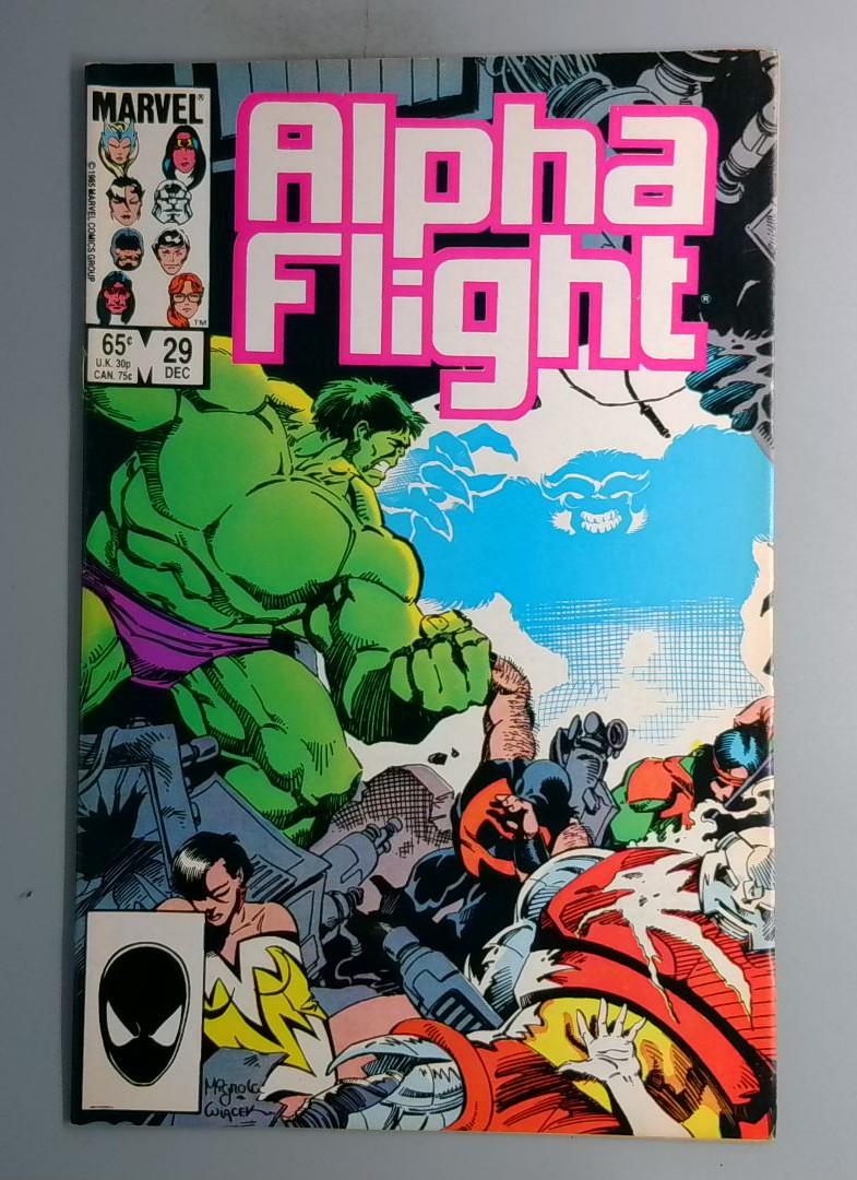 Alpha Flight #29 Hulk Appearance Marvel 1985