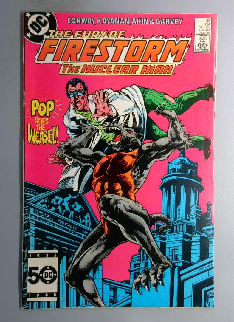Fury of Firestorm #38 Weasel DC 1985
