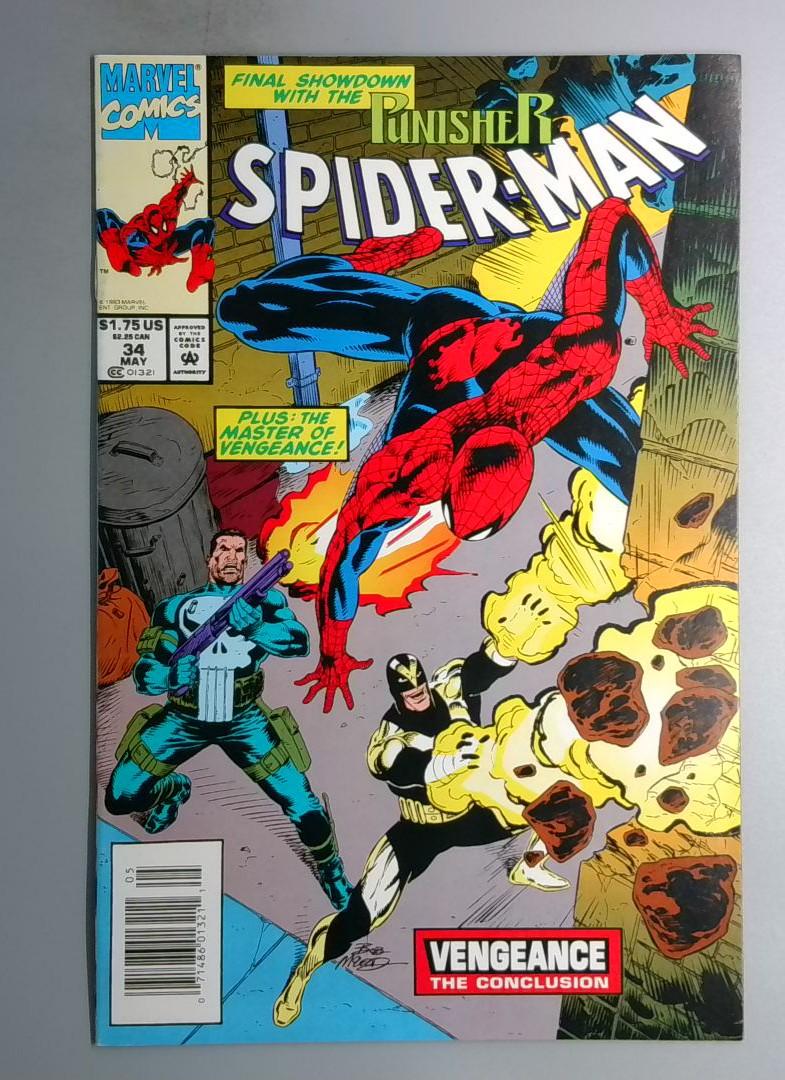 Spider-Man #34 VF Newsstand Edition Marvel 1993