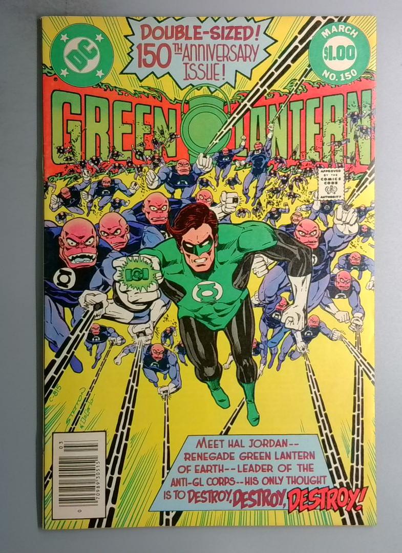 Green Lantern #150 Double Size Anniversary Issue Newsstand DC 1982