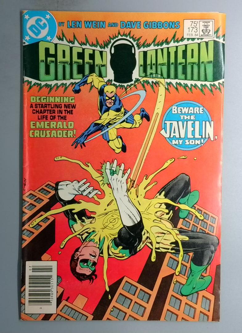 Green Lantern #173 1st Appearance of Javelin Newsstand DC 1984