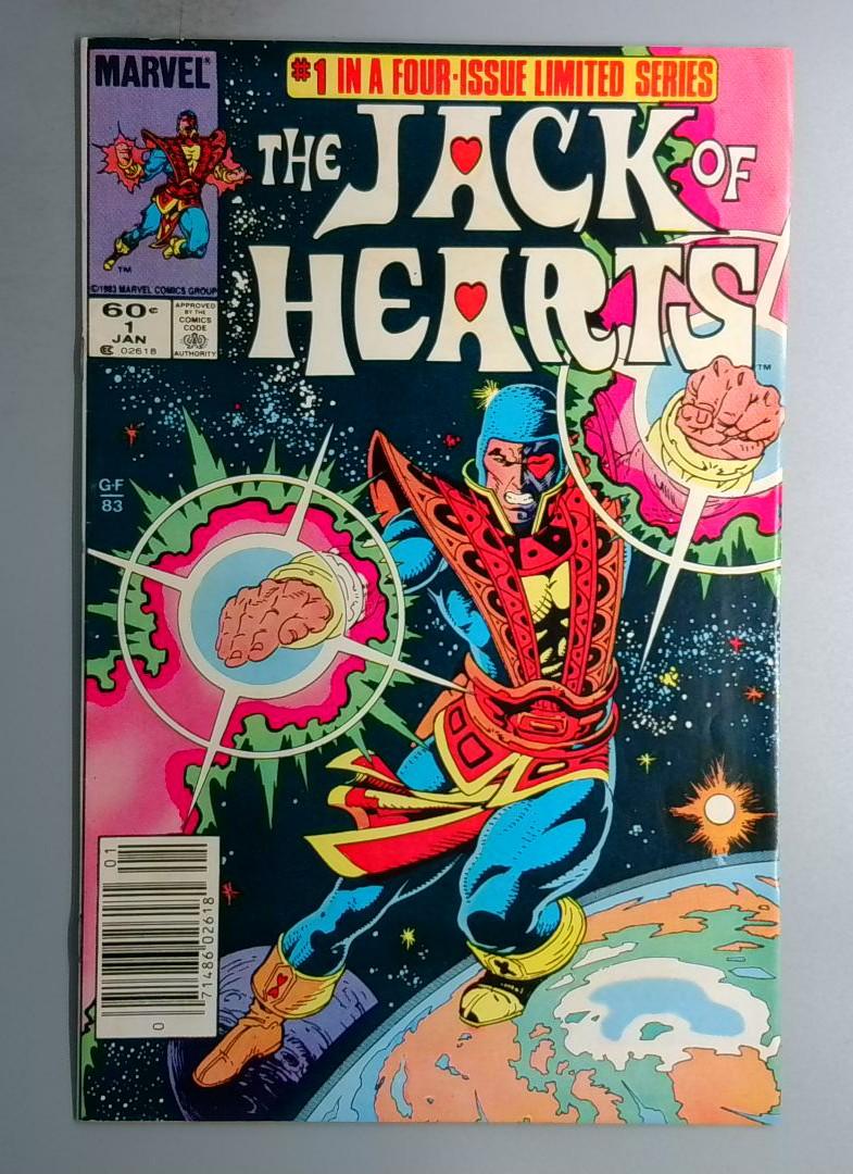 Jack of Hearts #1 Newsstand Edition Marvel 1984