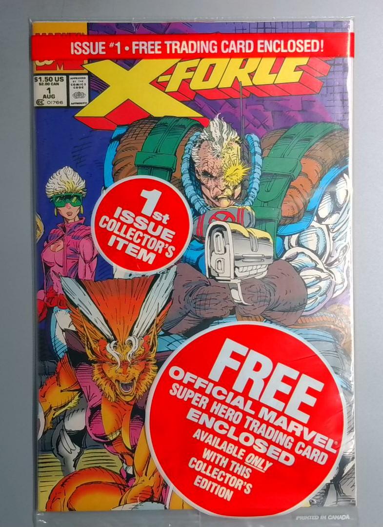 X-Force #1 NM Cable Card Marvel 1991