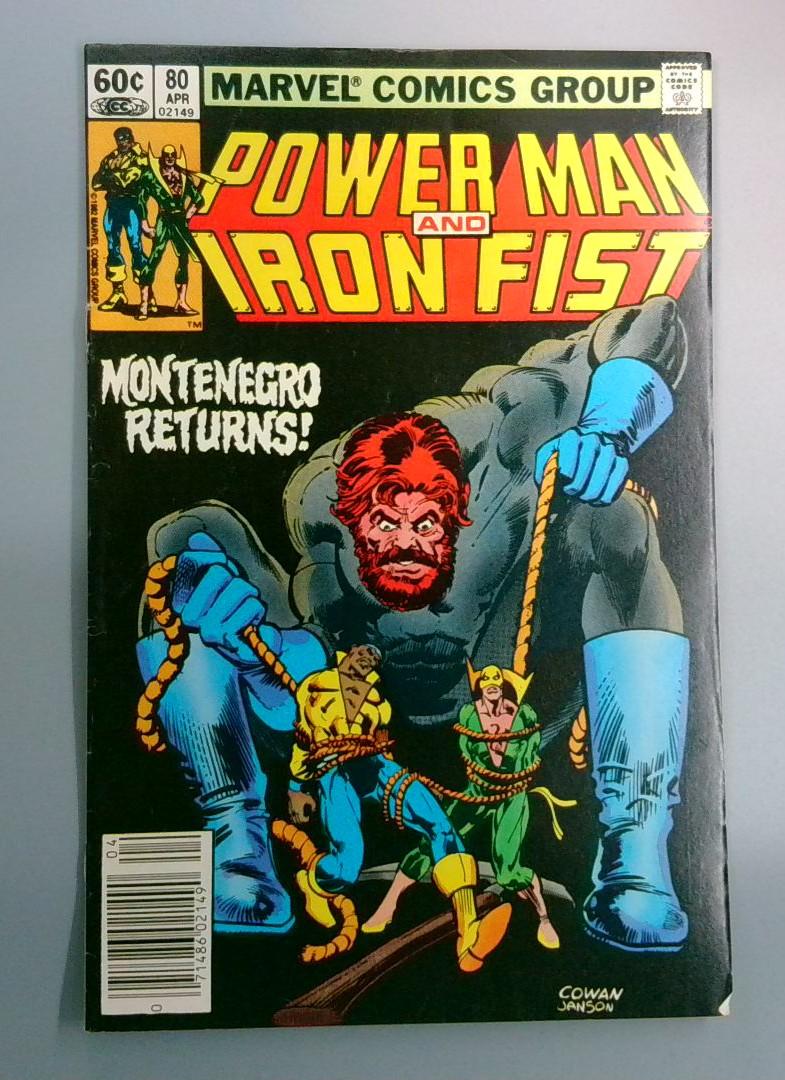 Power Man and Iron Fist #80 Montenegro Newsstand Edition Marvel 1982