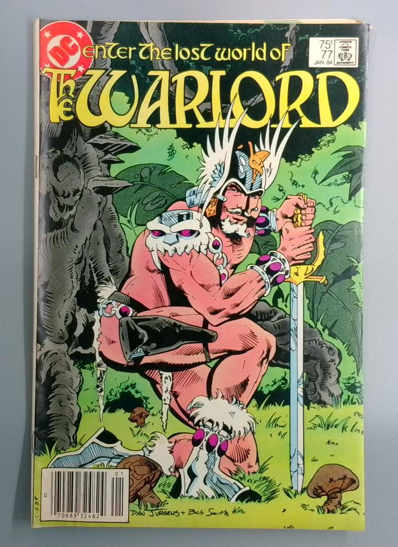 Warlord #77 Newsstand Edition DC 1984