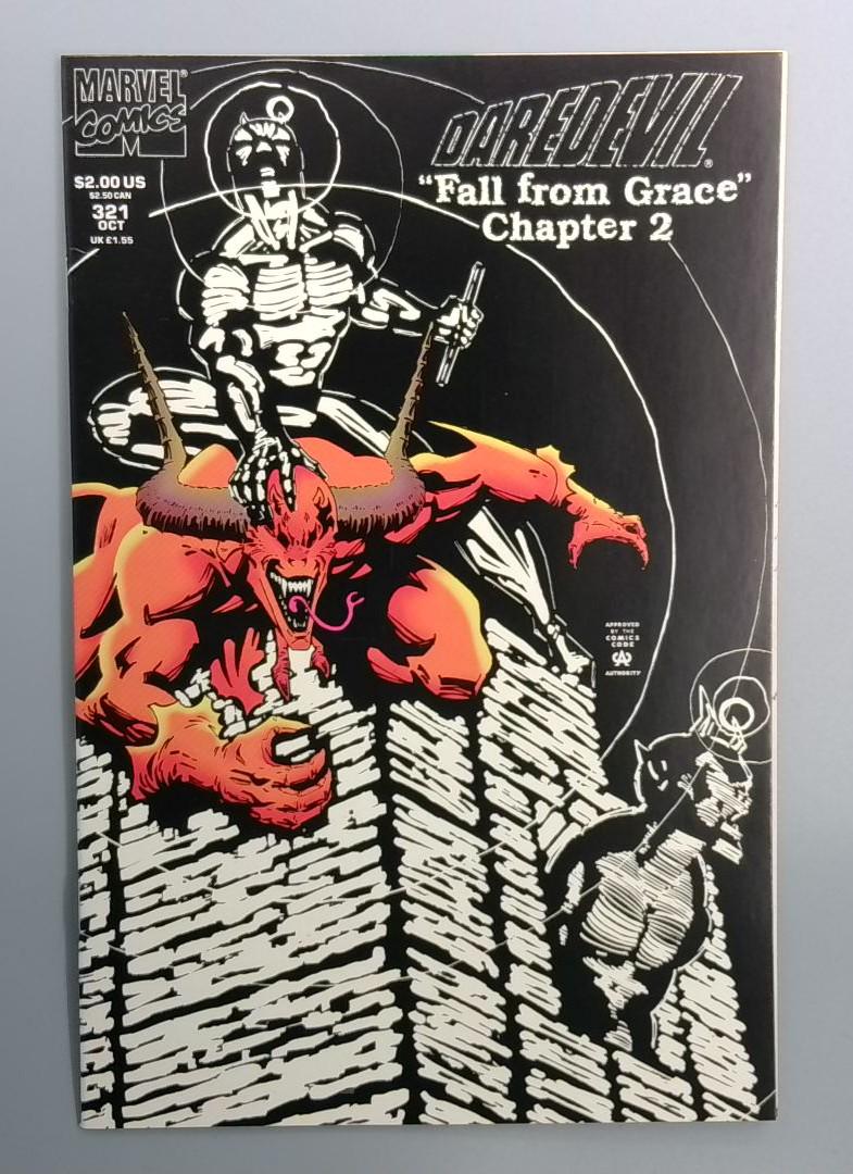 Daredevil #321 NM Fall from Grace Part 2 Marvel 1993