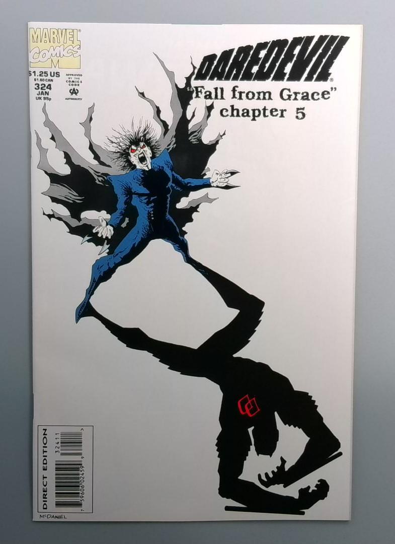 Daredevil #324 VF Fall from Grace Part 5 Marvel 1994