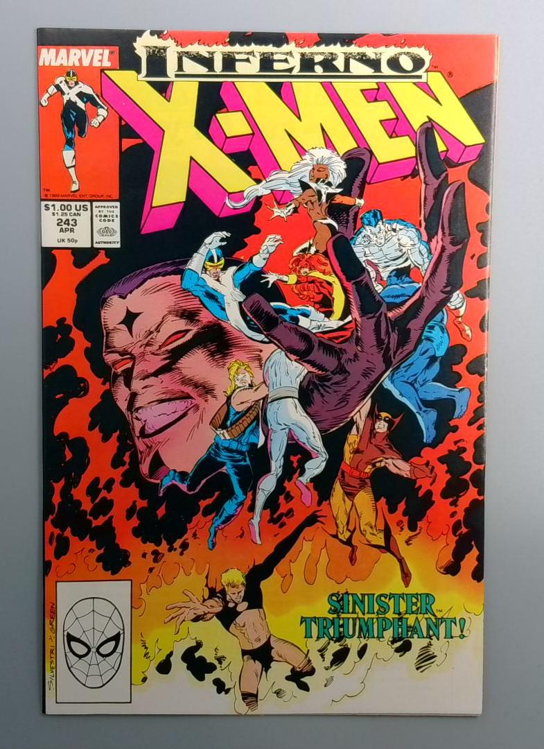 Uncanny X-Men #243 NM- Inferno, Marvel 1989