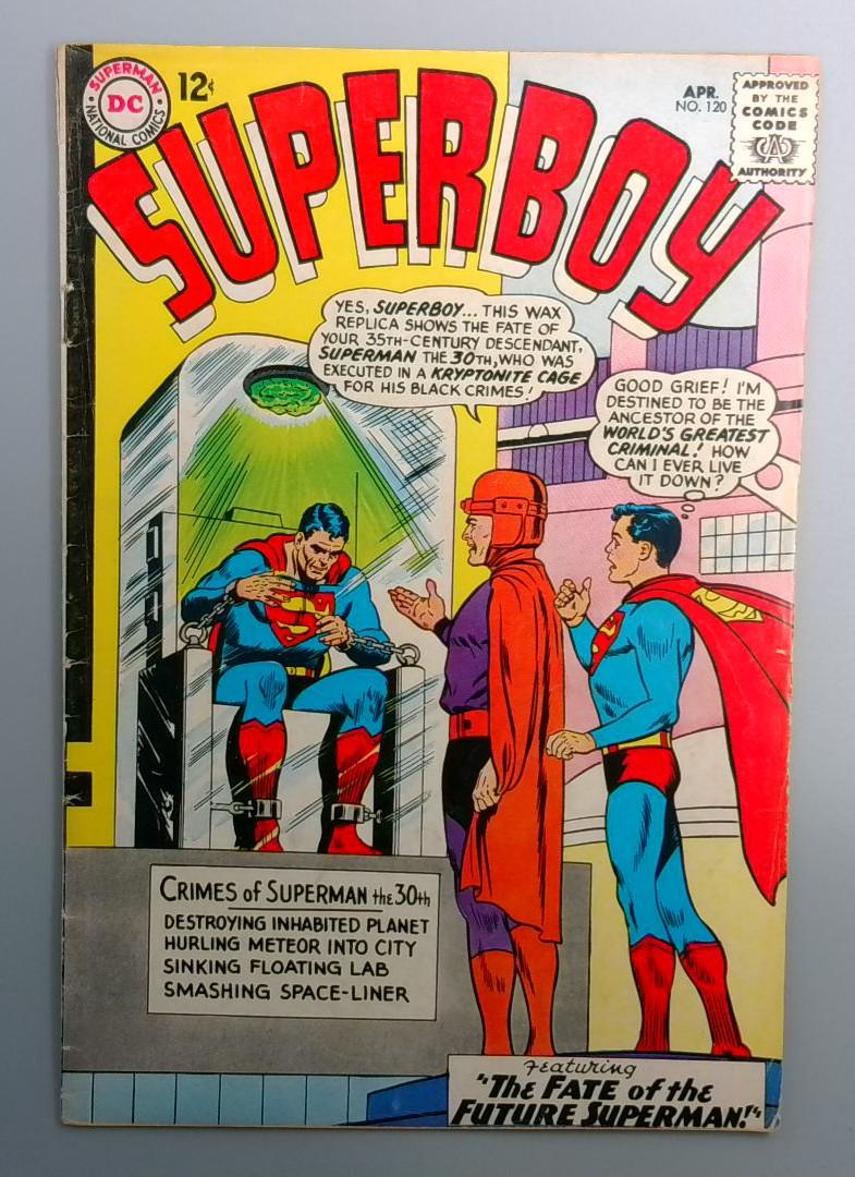Superboy #120 VG+ DC 1965