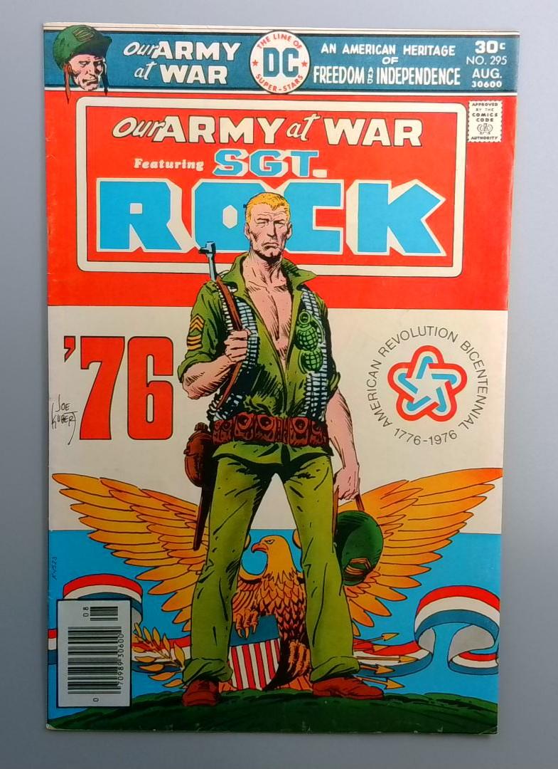 Our Army at War #295 FN+ Bi-Centennial Cover DC 1976