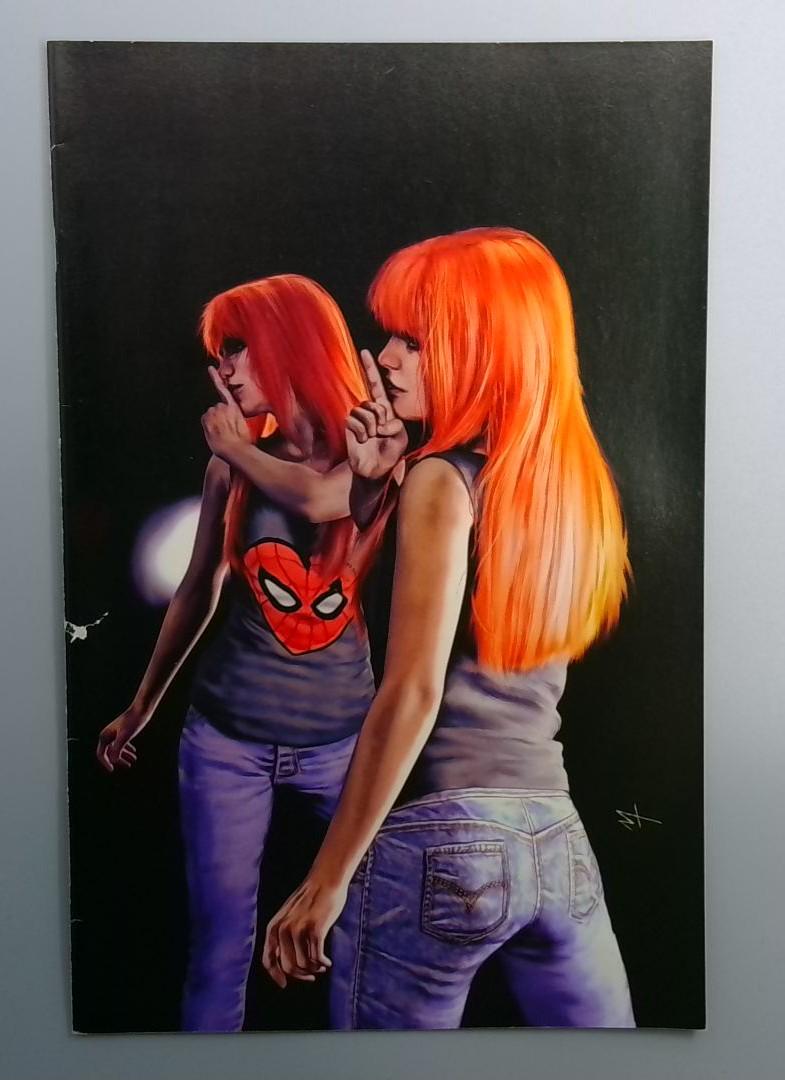 Mary Jane & Black Cat Beyond #1 Variant Edition HOLE on COVER Marvel 2022