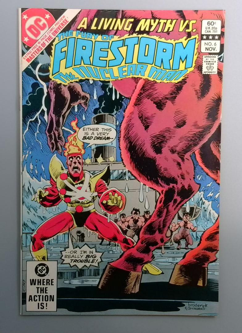 Fury of Firestorm #6 NM 16-Page Masters of the Universe Preview DC 1982