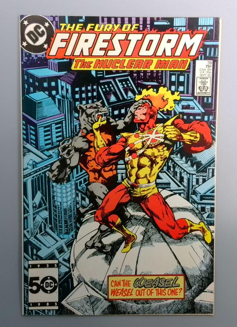 Fury of Firestorm #39 VF/NM Weasel DC 1985