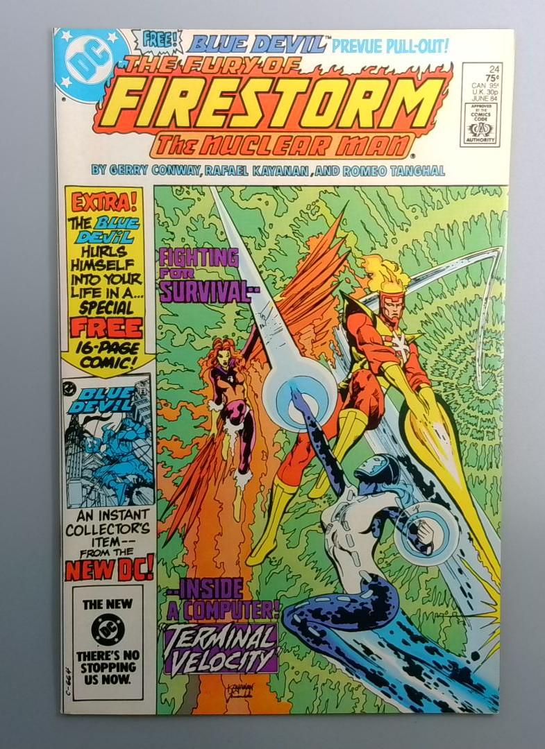 Fury of Firestorm #24 NM 1st Blue Devil DC 1984